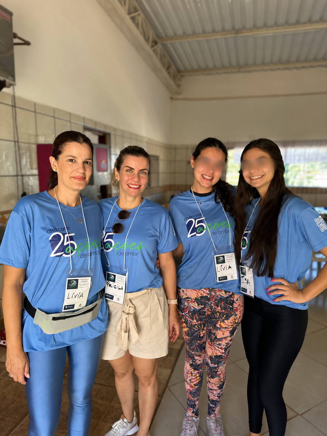 Voluntárias que compartilham cuidado. — Cidade dos Meninos · Campinas (SP)